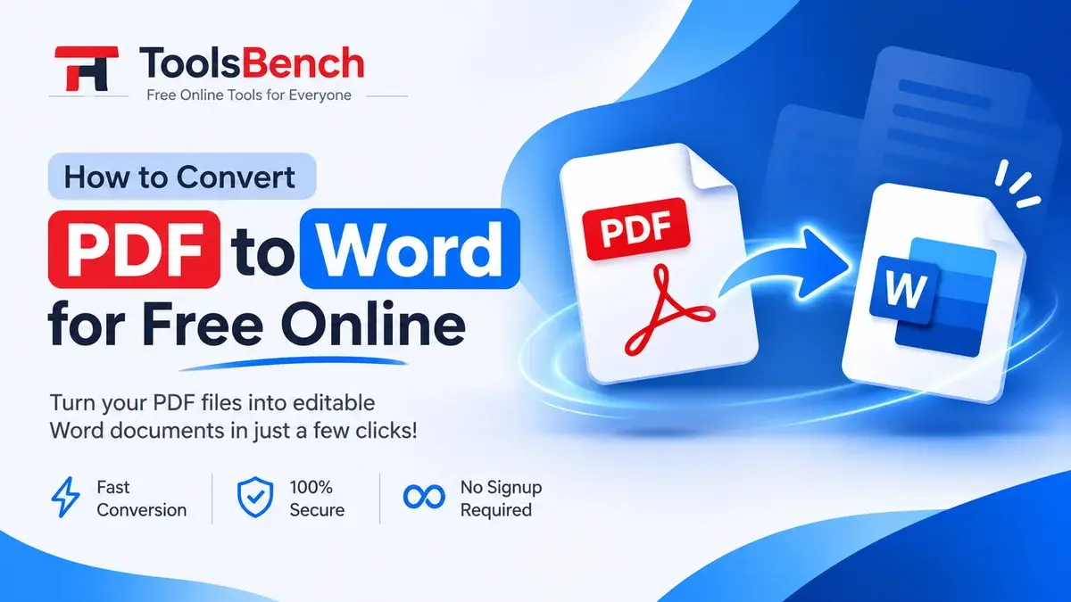 How to Convert PDF to Word for Free Online