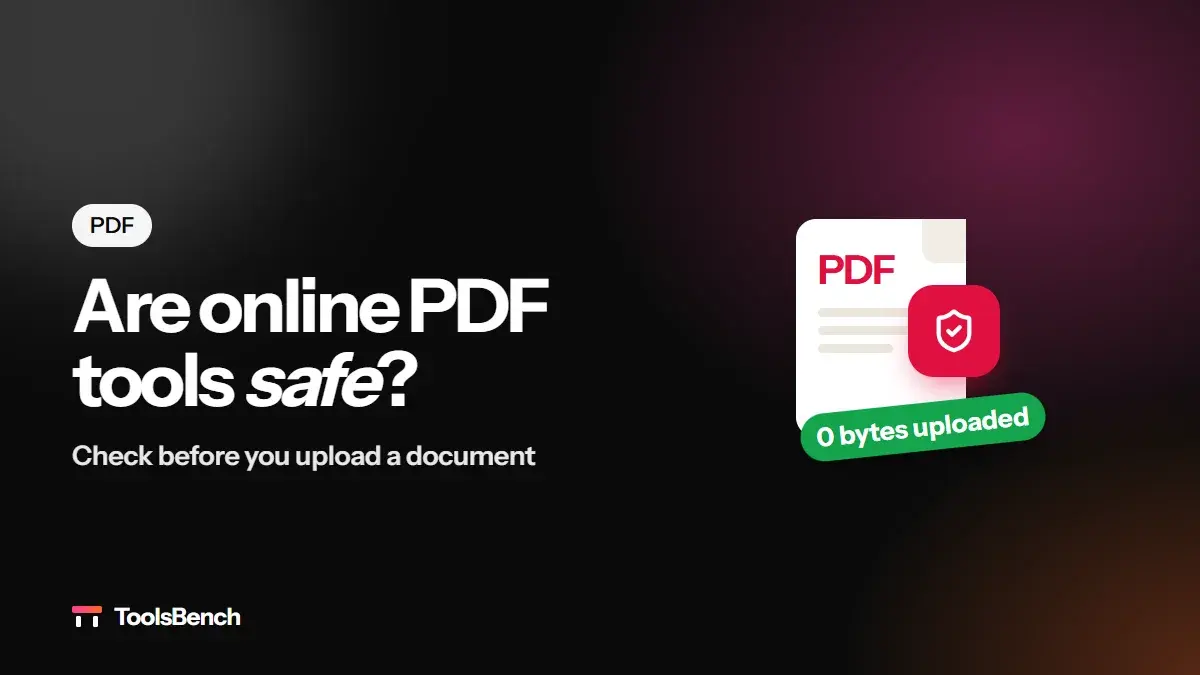 Is It Safe to Use Online PDF Tools? How to Protect Confidential Documents